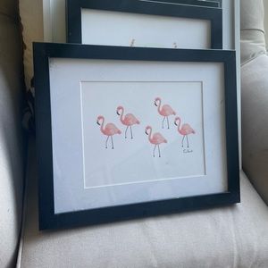 Rifle Paper Co. Flamingos framed print